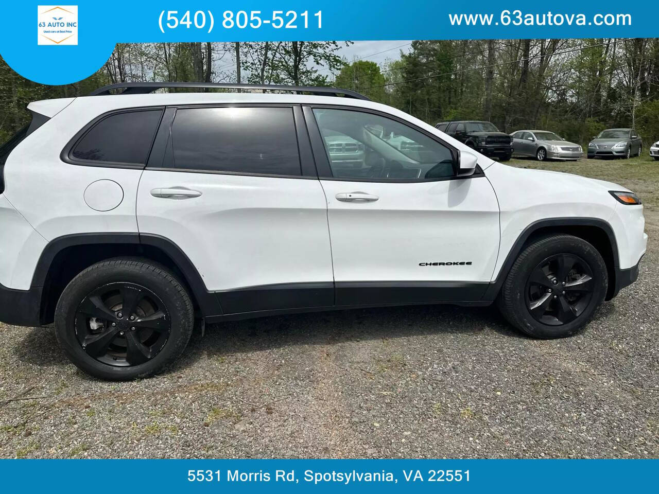 2016 Jeep Cherokee for sale at 63 Auto Inc in Spotsylvania, VA