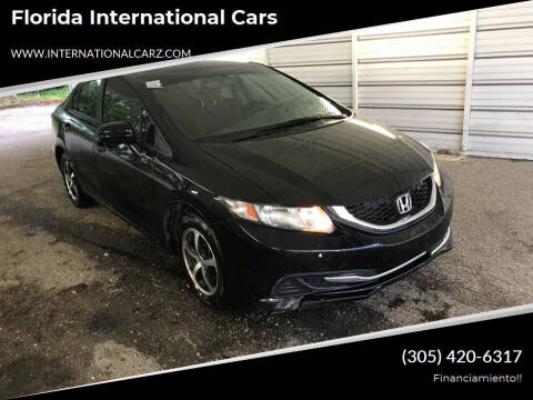 2015 Honda Civic for sale at Florida International Cars in Miramar FL