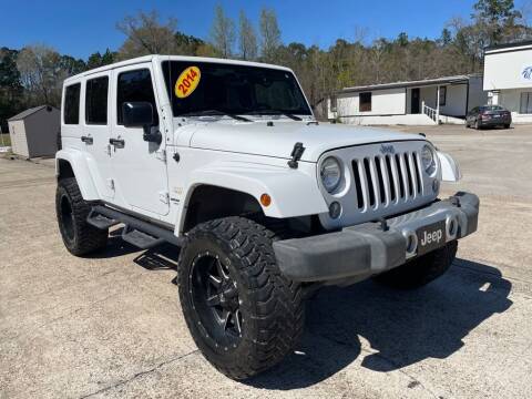 2014 Jeep Wrangler Unlimited for sale at AUTO WOODLANDS in Magnolia TX