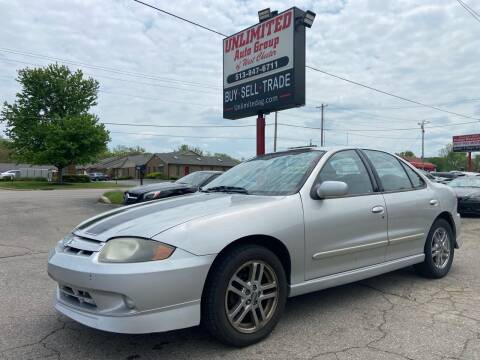 2004 Chevrolet Cavalier for sale at Unlimited Auto Group in West Chester OH