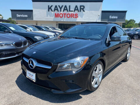 2015 Mercedes-Benz CLA for sale at KAYALAR MOTORS in Houston TX