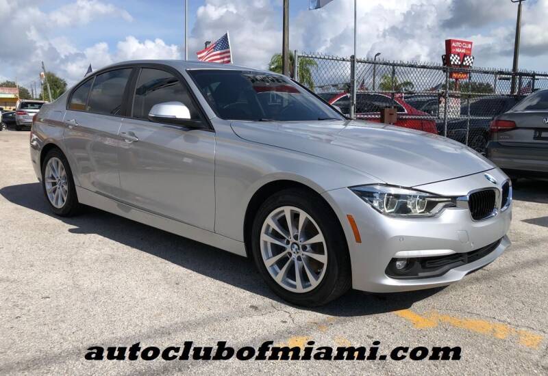 2018 BMW 3 Series for sale at AUTO CLUB OF MIAMI, INC in Miami FL