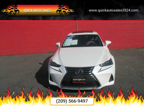 2018 Lexus IS 300 for sale at Quick Auto Sales in Ceres CA