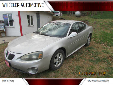 2006 Pontiac Grand Prix for sale at WHEELER AUTOMOTIVE in Fort Calhoun NE