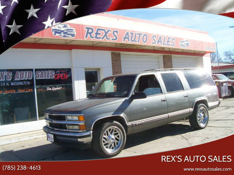 1999 Chevrolet Suburban for sale at Rex's Auto Sales in Junction City KS