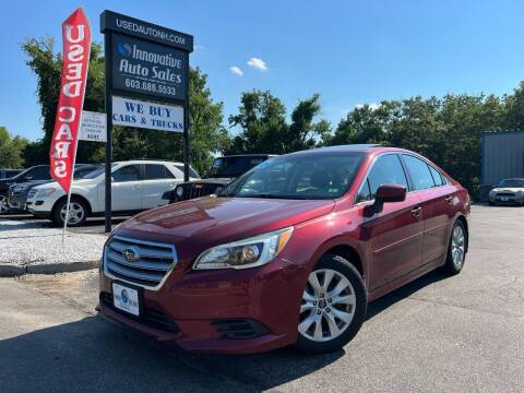 2016 Subaru Legacy for sale at Innovative Auto Sales in Hooksett NH