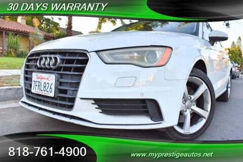 2015 Audi A3 for sale at Prestige Auto Sports Inc in North Hollywood CA