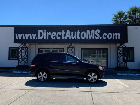 2010 Mercedes-Benz M-Class for sale at Direct Auto in Biloxi MS
