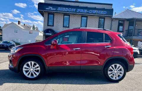 2019 Chevrolet Trax for sale at Sisson Pre-Owned in Uniontown PA