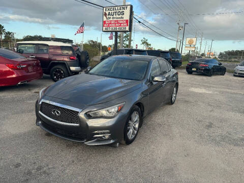 2015 Infiniti Q50 for sale at Excellent Autos of Orlando in Orlando FL