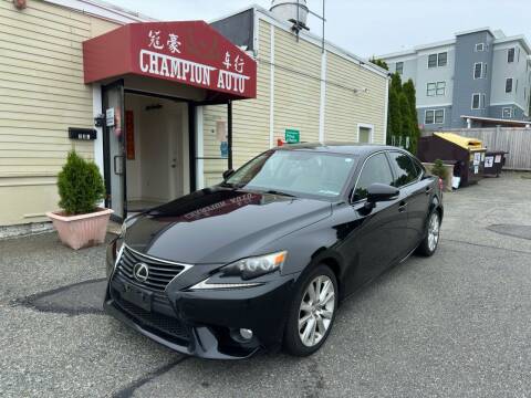 2014 Lexus IS 250 for sale at Champion Auto LLC in Quincy MA