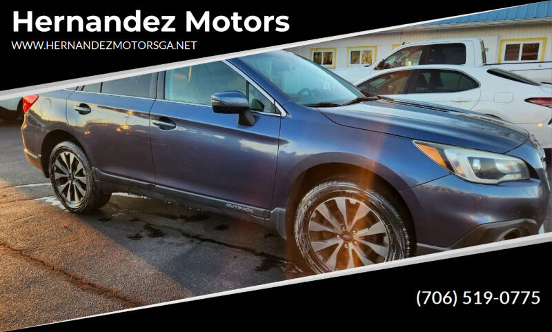 2015 Subaru Outback for sale at Hernandez Motors in Rocky Face GA