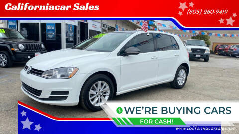2015 Volkswagen Golf for sale at Californiacar Sales in Santa Maria CA