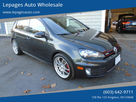 2014 Volkswagen GTI for sale at Lepages Auto Wholesale in Kingston NH
