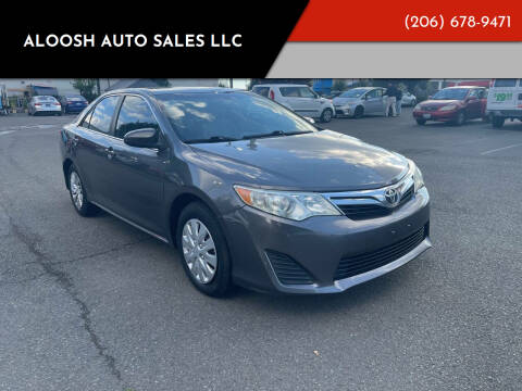 2014 Toyota Camry for sale at Aloosh Auto Sales LLC in Auburn WA