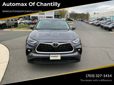 2021 Toyota Highlander for sale at Automax of Chantilly in Chantilly VA