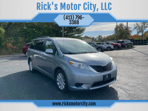 2011 Toyota Sienna for sale at Rick's Motor City, LLC in Springfield MA