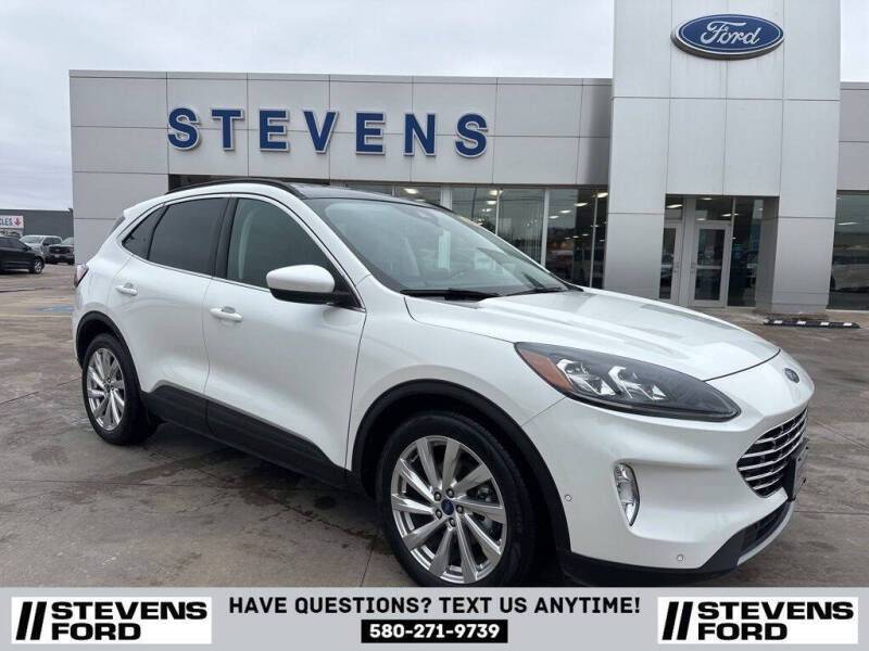 2021 Ford Escape Hybrid for sale at STEVENS FORD in Enid OK