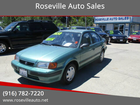 1995 Toyota Tercel for sale at Roseville Auto Sales in Roseville CA