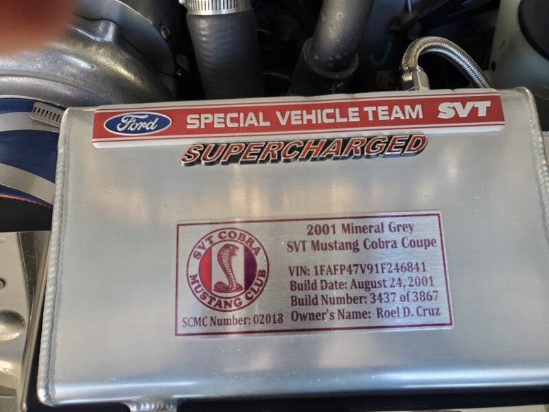 2001 Ford Mustang SVT Cobra
