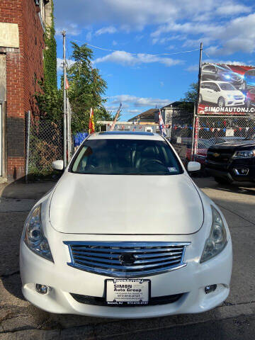 2012 Infiniti G37 Sedan for sale at SIMON AUTO GROUP LLC in Newark NJ