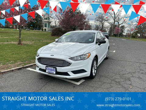 2017 Ford Fusion for sale at STRAIGHT MOTOR SALES INC in Paterson NJ