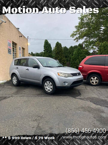 2008 Mitsubishi Outlander for sale at Motion Auto Sales in West Collingswood Heights NJ