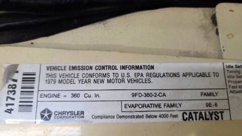 1979 Chrysler Cordoba