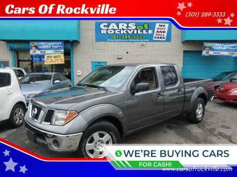 2008 Nissan Frontier for sale at Cars Of Rockville in Rockville MD