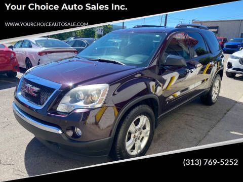 2009 GMC Acadia SLE-1