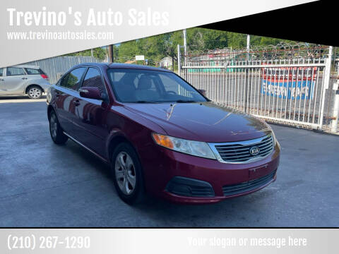 2009 Kia Optima for sale at Trevino's Auto Sales in San Antonio TX