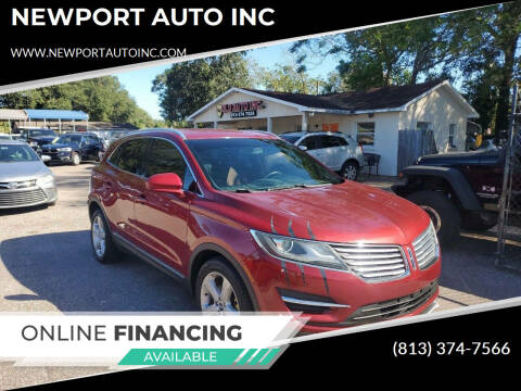 2016 Lincoln MKC for sale at NEWPORT AUTO INC in Tampa FL