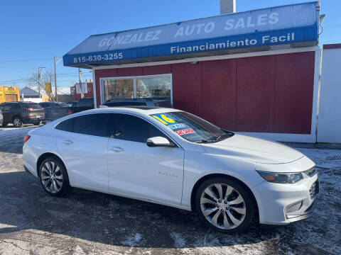 2016 Chevrolet Malibu for sale at Gonzalez Auto Sales in Joliet IL