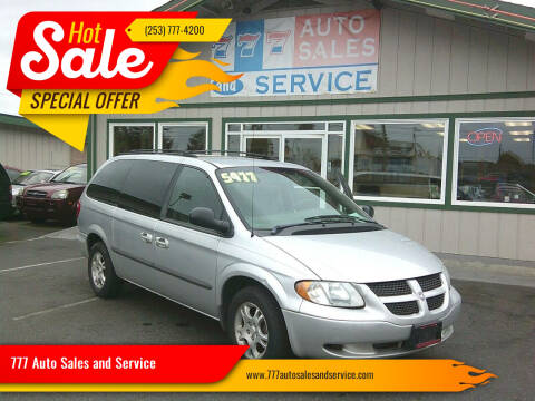 2002 Dodge Grand Caravan for sale at 777 Auto Sales and Service in Tacoma WA