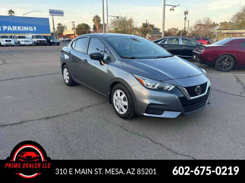 2020 Nissan Versa for sale at PRIME DEALER, LLC. in Mesa AZ