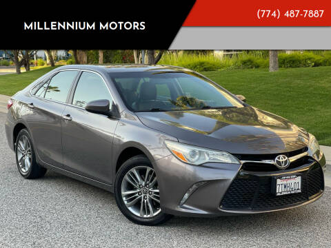 2015 Toyota Camry for sale at MILLENNIUM MOTORS in Van Nuys CA