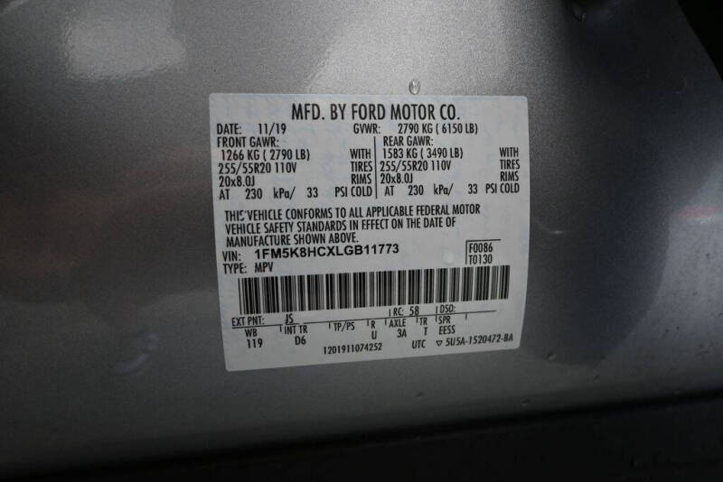 2020 Ford Explorer Platinum