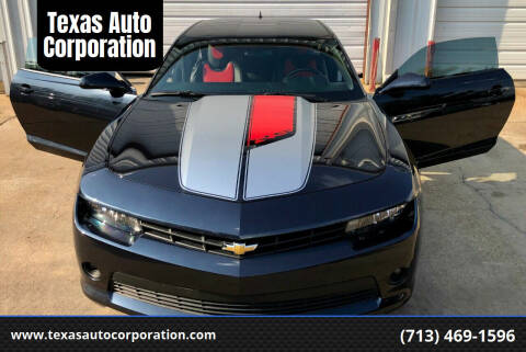 2014 Chevrolet Camaro for sale at Texas Auto Corporation in Houston TX