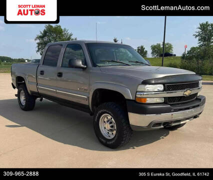 2002 Chevrolet Silverado 2500HD for sale at SCOTT LEMAN AUTOS in Goodfield IL