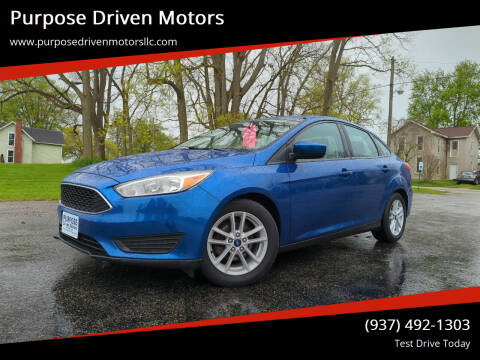 2018 Ford Focus for sale at Purpose Driven Motors in Sidney OH