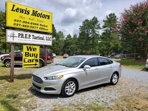 2015 Ford Fusion for sale at Lewis Motors LLC in Deridder LA