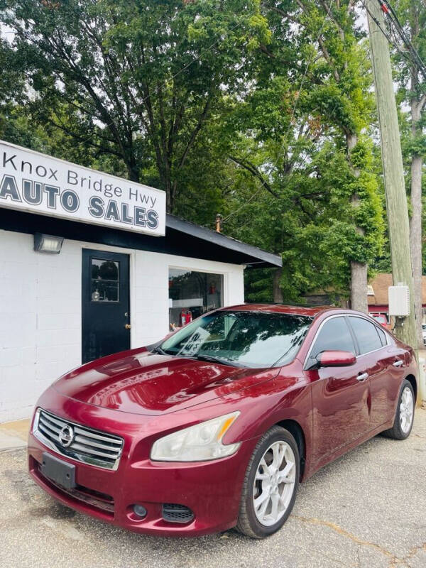 2013 Nissan Maxima for sale at Knox Bridge Hwy Auto Sales in Canton GA