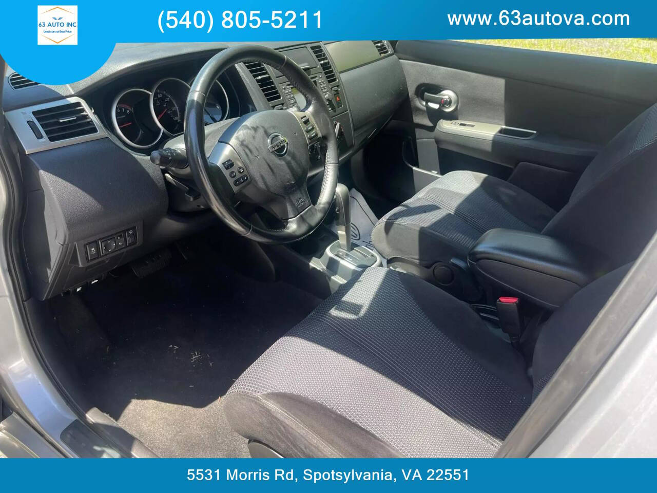 2011 Nissan Versa for sale at 63 Auto Inc in Spotsylvania, VA