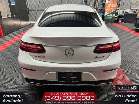 2018 Mercedes-Benz E-Class E 400 4MATIC