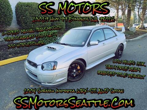 2004 Subaru Impreza for sale at SS MOTORS LLC in Edmonds WA