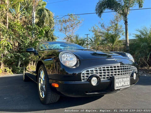 2002 Ford Thunderbird for sale at Autohaus of Naples in Naples FL