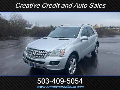 2006 Mercedes-Benz M-Class for sale at Creative Credit & Auto Sales in Salem OR