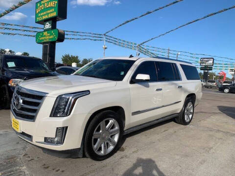 2015 Cadillac Escalade ESV for sale at Pasadena Auto Planet in Houston TX