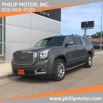 2017 GMC Yukon XL for sale at Philip Motor Inc in Philip SD