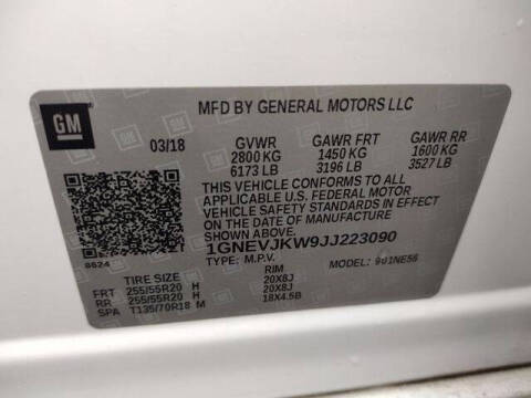 2018 Chevrolet Traverse Premier